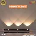 kit 2 luminárias recarregável com sensor de movimento ( COMPRE 1 LEVE 2 )