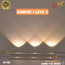 kit 2 luminárias recarregável com sensor de movimento ( COMPRE 1 LEVE 2 )