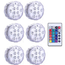 KIT LUMINARIAS DE PISCINA RG- Sem fio e com controle remoto.