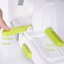 Fatiador Ralador Espiral para Legumes Frutas 5 Lâminas Aço Inox