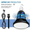 Trap the Zap - Lâmpada LED Mosquiteira 2 em 1